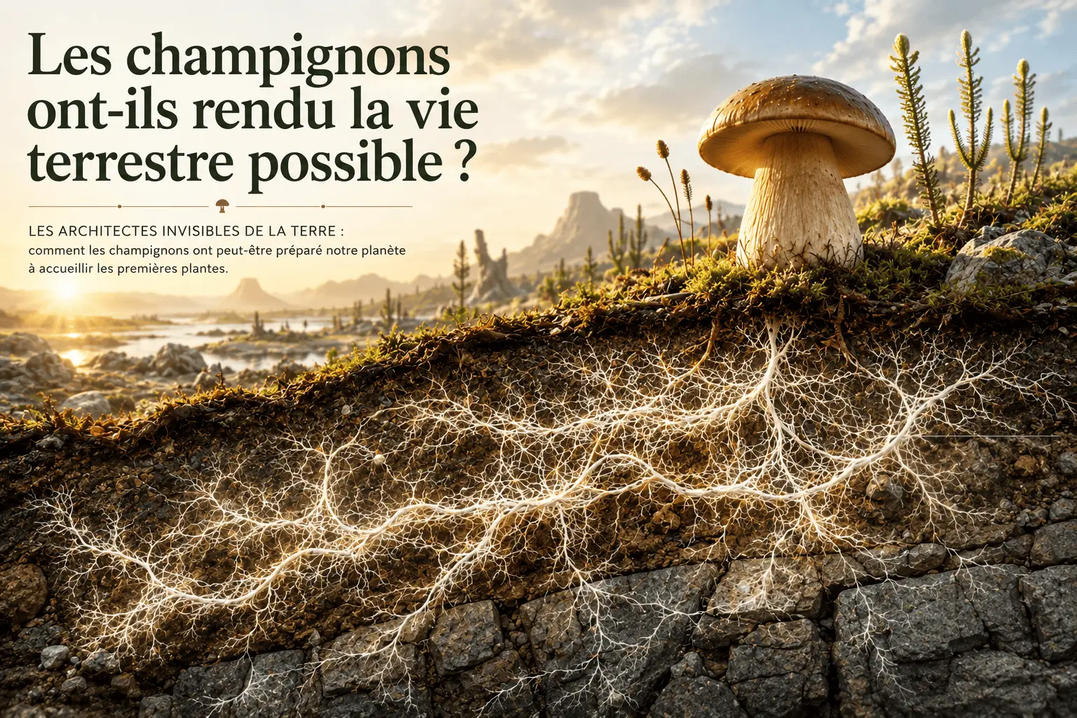 Les champignons ont-ils rendu la vie terrestre possible ?