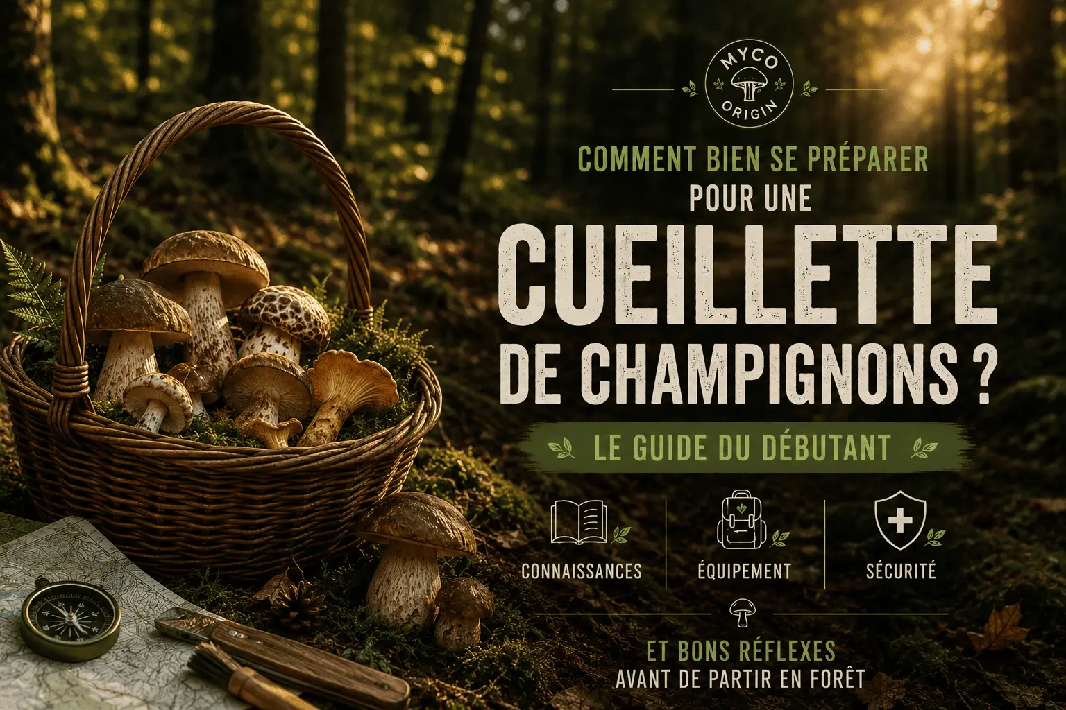 Comment bien se préparer pour une cueillette de champignons ?